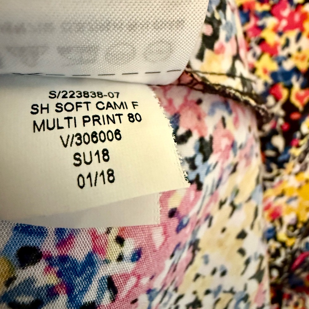 GAP Fit and Flare Floral Print Spaghetti Strap Soft Flowy Sundress - Multi - Picture 7 of 7